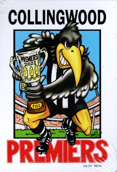 Collingwood Magpies 2023 Premiers Card Set by Noel