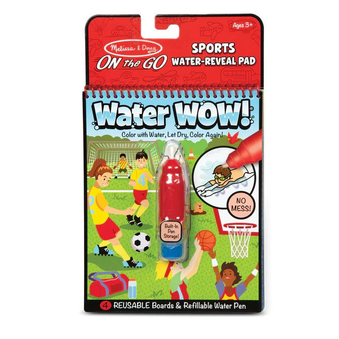 Melissa & Doug - On the Go Water WOW! Water-Reveal Activity Pad – Sports