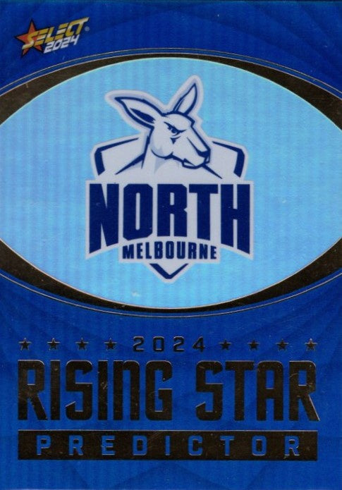North Melbourne Kangaroos, Rising Star Gold Predictor, 2024 Select AFL Footy Stars