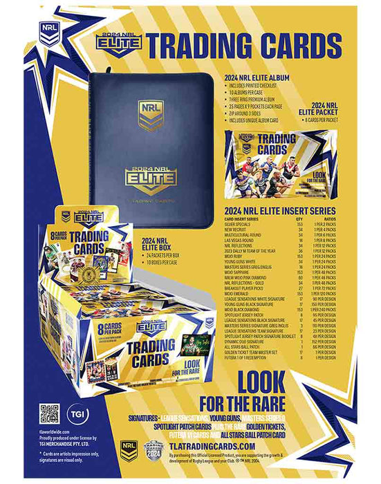 2024 TLA Elite NRL Rugby League Pack