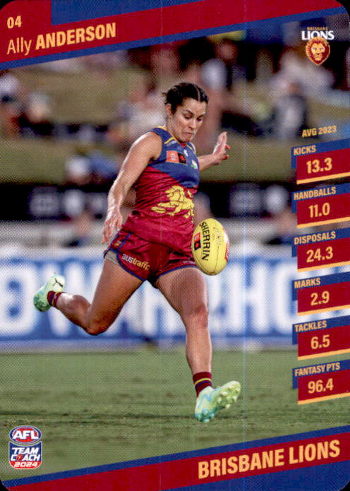 2024 Teamcoach AFLW Common Cards - Cards 1 to 54 - Pick Your Card