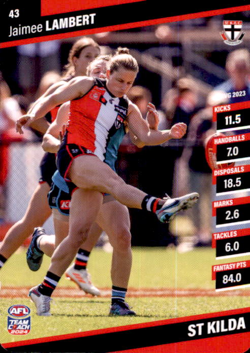 2024 Teamcoach AFLW Common Cards - Cards 1 to 54 - Pick Your Card