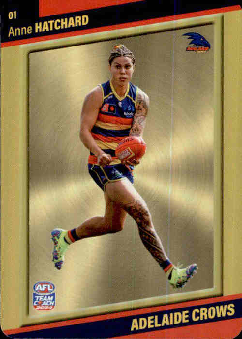 2024 Teamcoach AFLW GOLD Parallel Cards - Cards 1 to 54 - Pick Your Card