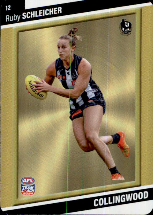 2024 Teamcoach AFLW GOLD Parallel Cards - Cards 1 to 54 - Pick Your Card