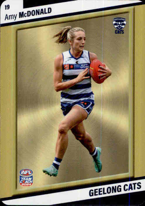 2024 Teamcoach AFLW GOLD Parallel Cards - Cards 1 to 54 - Pick Your Card