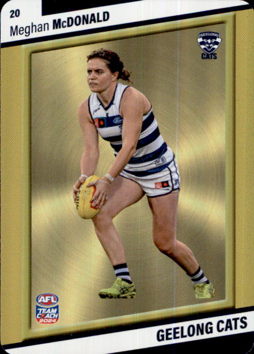 2024 Teamcoach AFLW GOLD Parallel Cards - Cards 1 to 54 - Pick Your Card