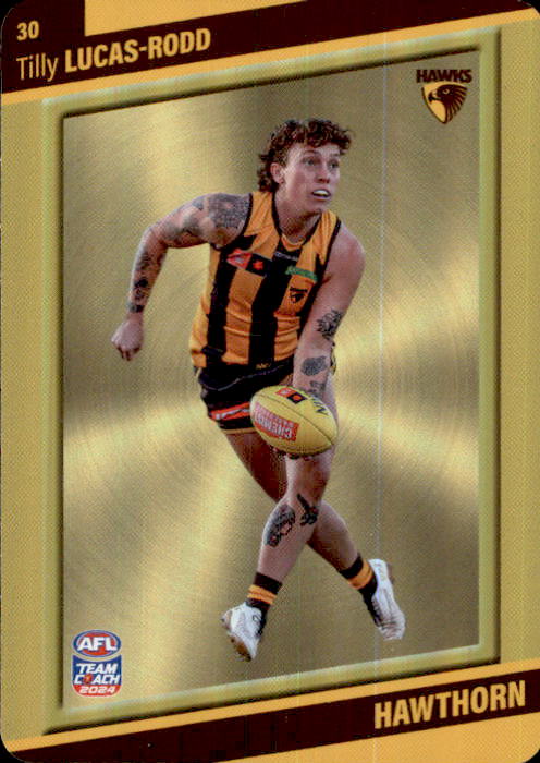 2024 Teamcoach AFLW GOLD Parallel Cards - Cards 1 to 54 - Pick Your Card