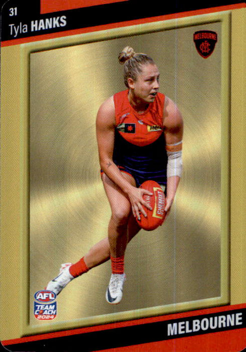 2024 Teamcoach AFLW GOLD Parallel Cards - Cards 1 to 54 - Pick Your Card