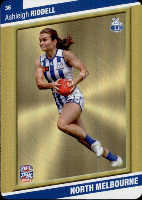 2024 Teamcoach AFLW GOLD Parallel Cards - Cards 1 to 54 - Pick Your Card