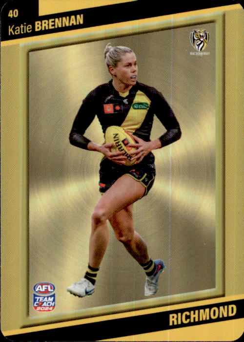 2024 Teamcoach AFLW GOLD Parallel Cards - Cards 1 to 54 - Pick Your Card