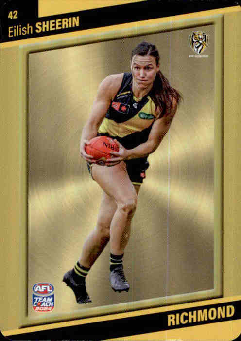 2024 Teamcoach AFLW GOLD Parallel Cards - Cards 1 to 54 - Pick Your Card