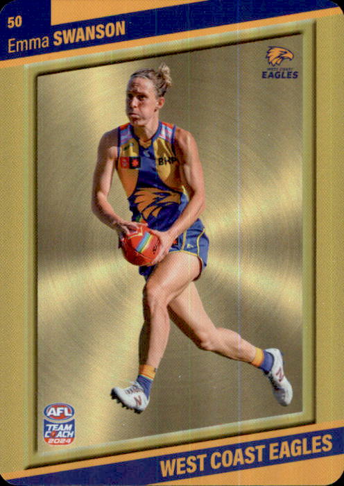 2024 Teamcoach AFLW GOLD Parallel Cards - Cards 1 to 54 - Pick Your Card