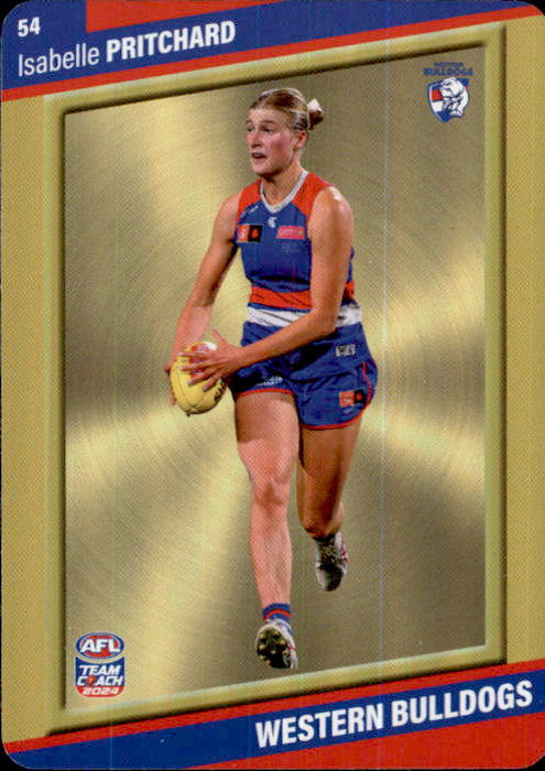 2024 Teamcoach AFLW GOLD Parallel Cards - Cards 1 to 54 - Pick Your Card