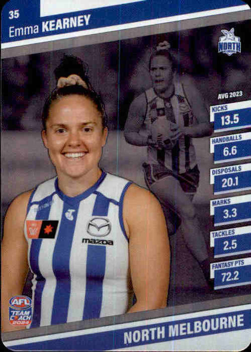 2024 Teamcoach AFLW Silver Parallel Cards - Cards 1 to 54 - Pick Your Card