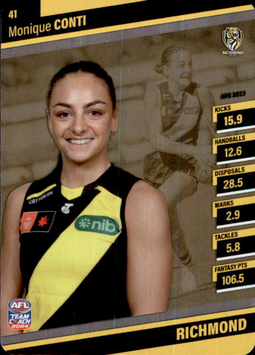 2024 Teamcoach AFLW Silver Parallel Cards - Cards 1 to 54 - Pick Your Card