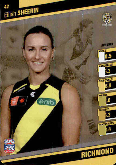 2024 Teamcoach AFLW Silver Parallel Cards - Cards 1 to 54 - Pick Your Card