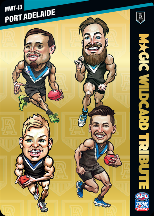 Port Adelaide Power, GOLD Magic Wildcard Tribute, 2024 Teamcoach AFL