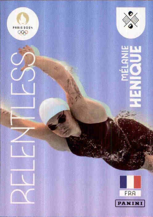 Melanie Henique, #113, Relentless, 2024 Panini Paris Olympics