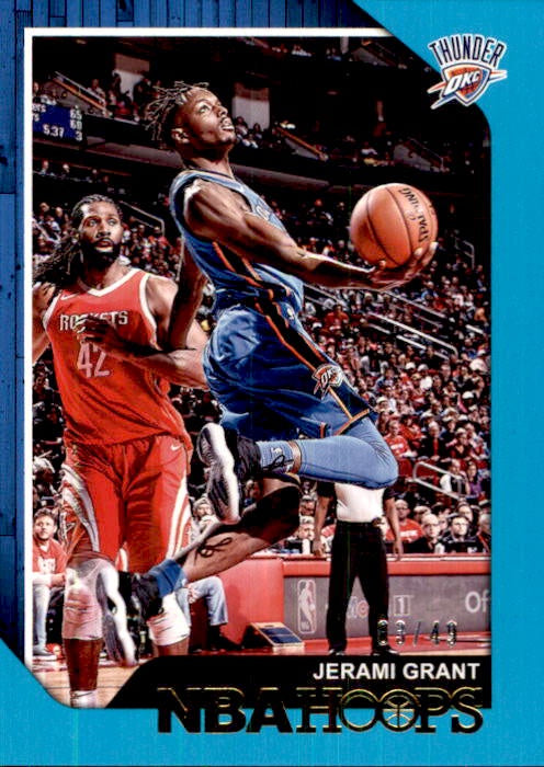 Jerami Grant, Teal Parallel, 2018-19 Panini Hoops Basketball NBA