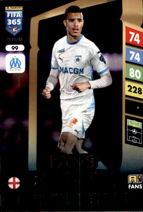 Mason Greenwood, Fans' Favourite, 2025 Panini FIFA 365 Adrenalyn XL Soccer