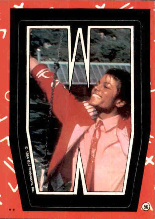 Michael Jackson, Letter W Sticker, 1984 MJJ Productions Inc