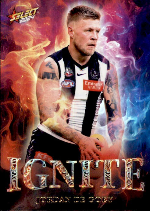 Jordan De Goey, IG14, Ignite, 2024 Select AFL Footy Stars