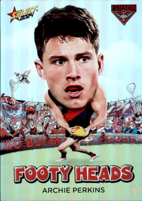 Archie Perkins, FH25, Footy Heads, 2024 Select AFL Footy Stars