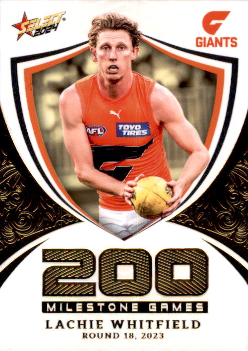 Lachie Whitfield, MG46, Milestone, 2024 Select AFL Footy Stars