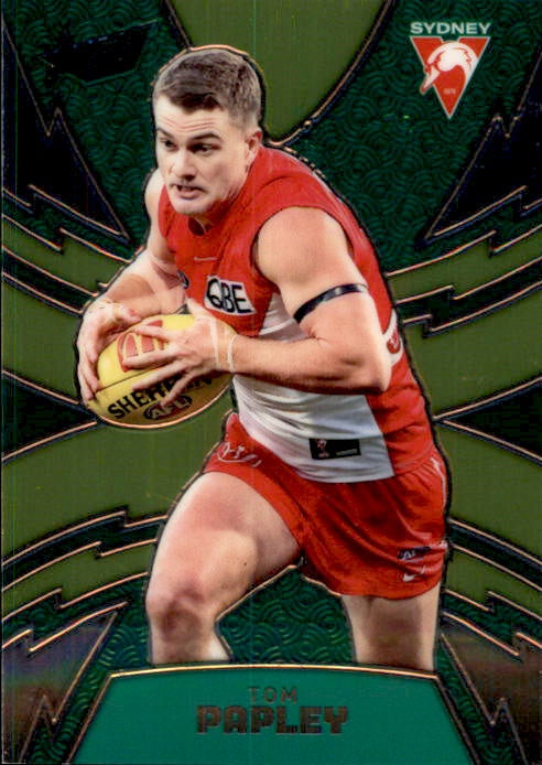 Tom Papley, LGG78, Luminous Thunderbolt KMART Refractor, 2024 Select AFL Footy Stars