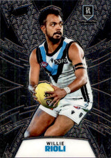 Willie Rioli, #001, LTR128, Luminous Thunderbolt Refractor, 2024 Select AFL Footy Stars