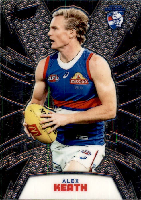 Alex Keath, LTR173, Luminous Thunderbolt Refractor, 2024 Select AFL Footy Stars