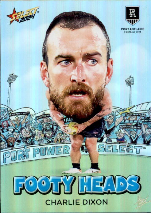 Charlie Dixon, FH63, Footy Heads, 2024 Select AFL Footy Stars