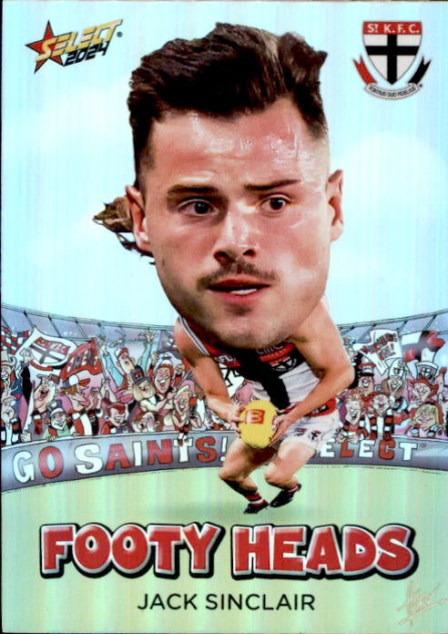 Jack Sinclair, FH74, Footy Heads, 2024 Select AFL Footy Stars
