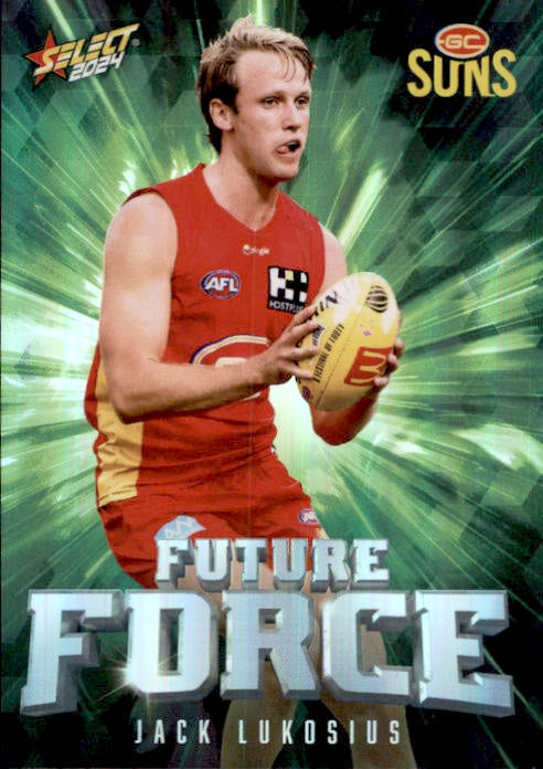 Jack Lukosius, FFG44, Future Force Green, 2024 Select AFL Footy Stars