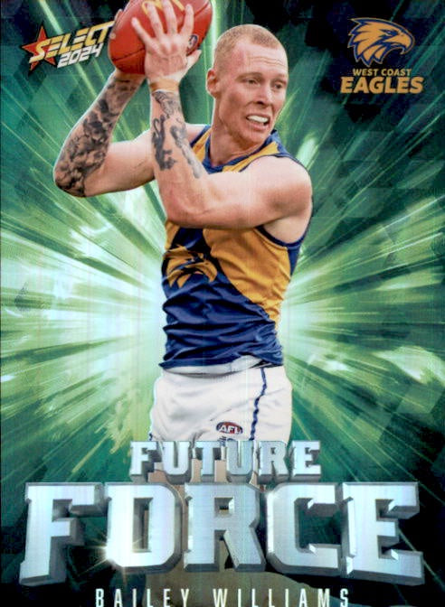 Bailey Williams, FFG85, Future Force Green, 2024 Select AFL Footy Stars