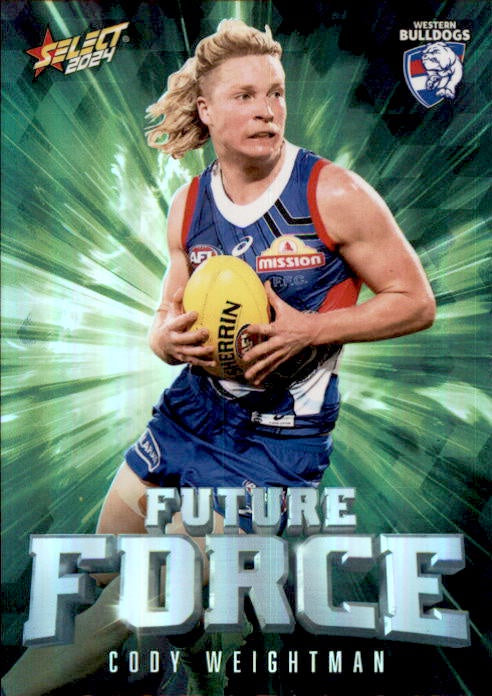 Cody Weightman, FFG90, Future Force Green, 2024 Select AFL Footy Stars