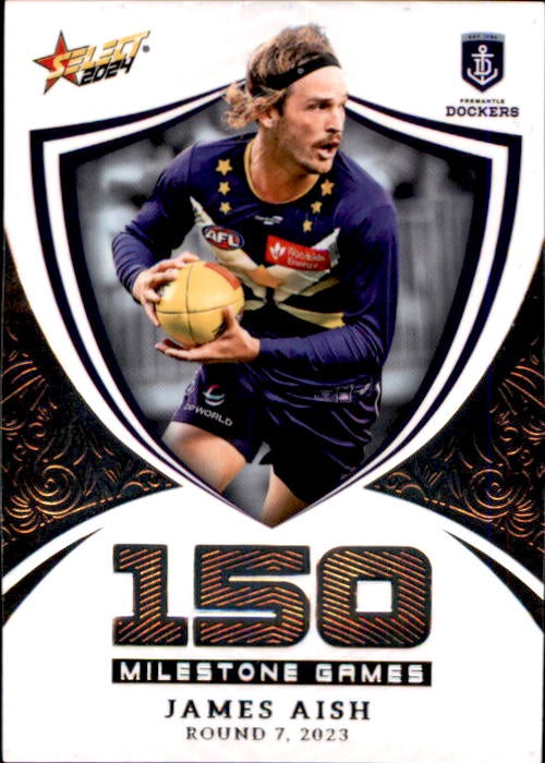 James Aish, MG34, Milestone, 2024 Select AFL Footy Stars
