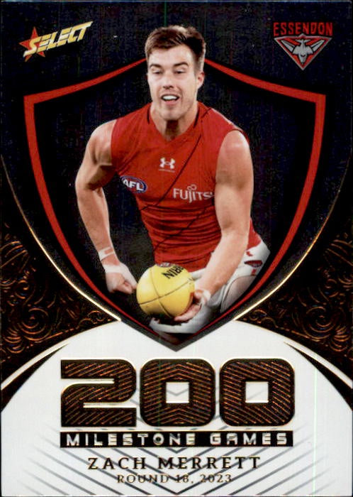 Zach Merrett, MGH31, Milestone Hobby, 2024 Select AFL Footy Stars