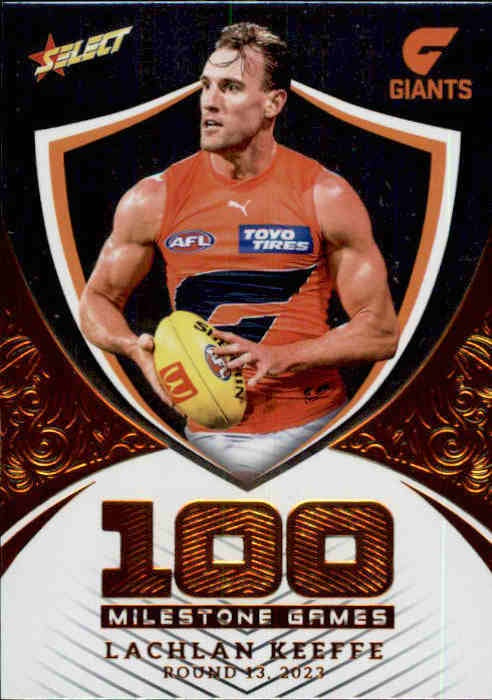 Lachlan Keefe, MGH45, Milestone Hobby, 2024 Select AFL Footy Stars