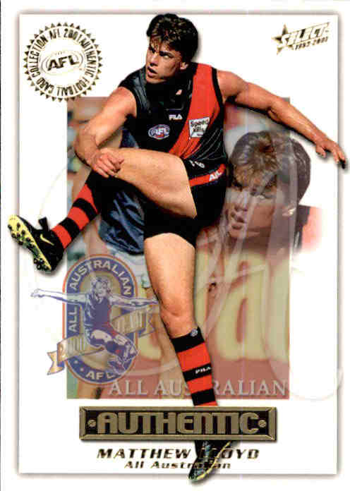 Matthew Lloyd, All Australian, 2001 Select AFL Authentic