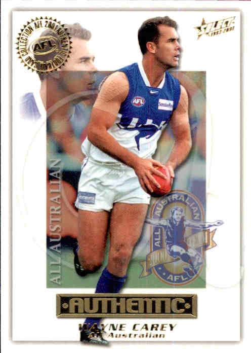 Wayne Carey, All Australian, 2001 Select AFL Authentic