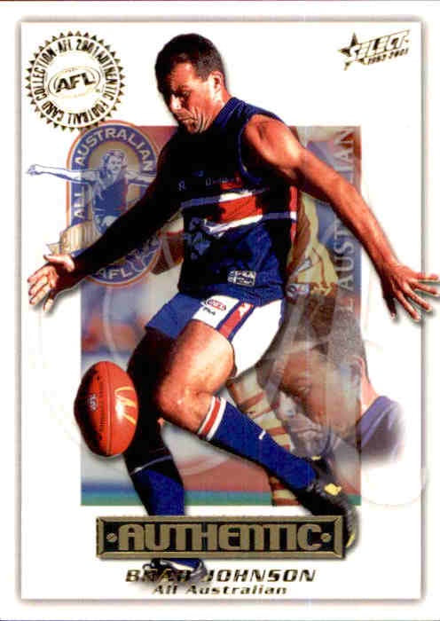 Brad Johnson, All Australian, 2001 Select AFL Authentic