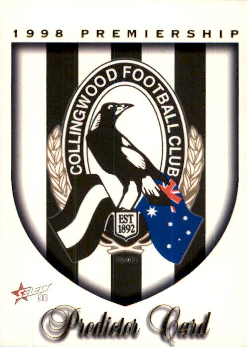 Collingwood Magpies, Premiership Predictor, 1998 Select AFL