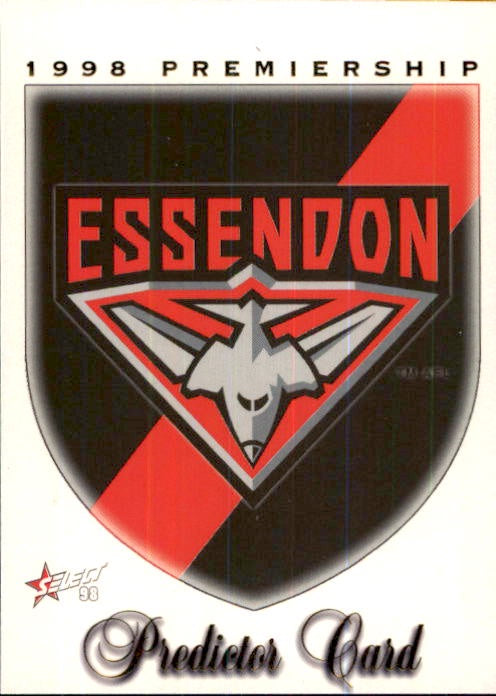 Essendon Bombers, Premiership Predictor, 1998 Select AFL