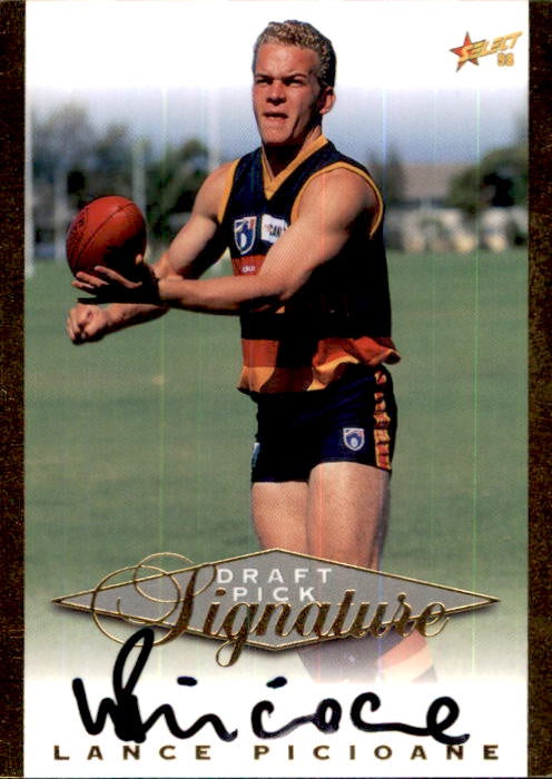 Lance Picioane, Draft Pick Signature, 1998 Select AFL