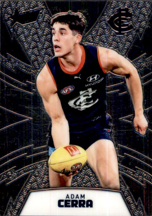 Adam Cerra, LTR21, Luminous Thunderbolt Refractor, 2024 Select AFL Footy Stars