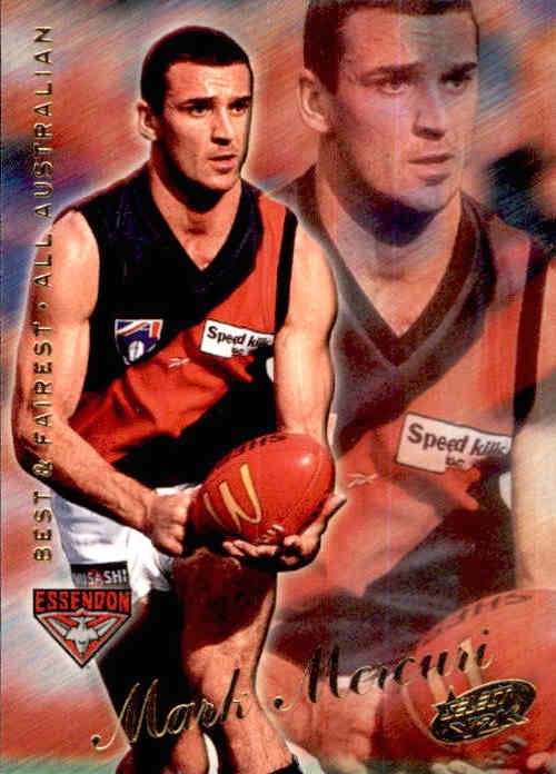 Mark Mercuri, All-Australian Base Card, 2000 Select AFL Y2K