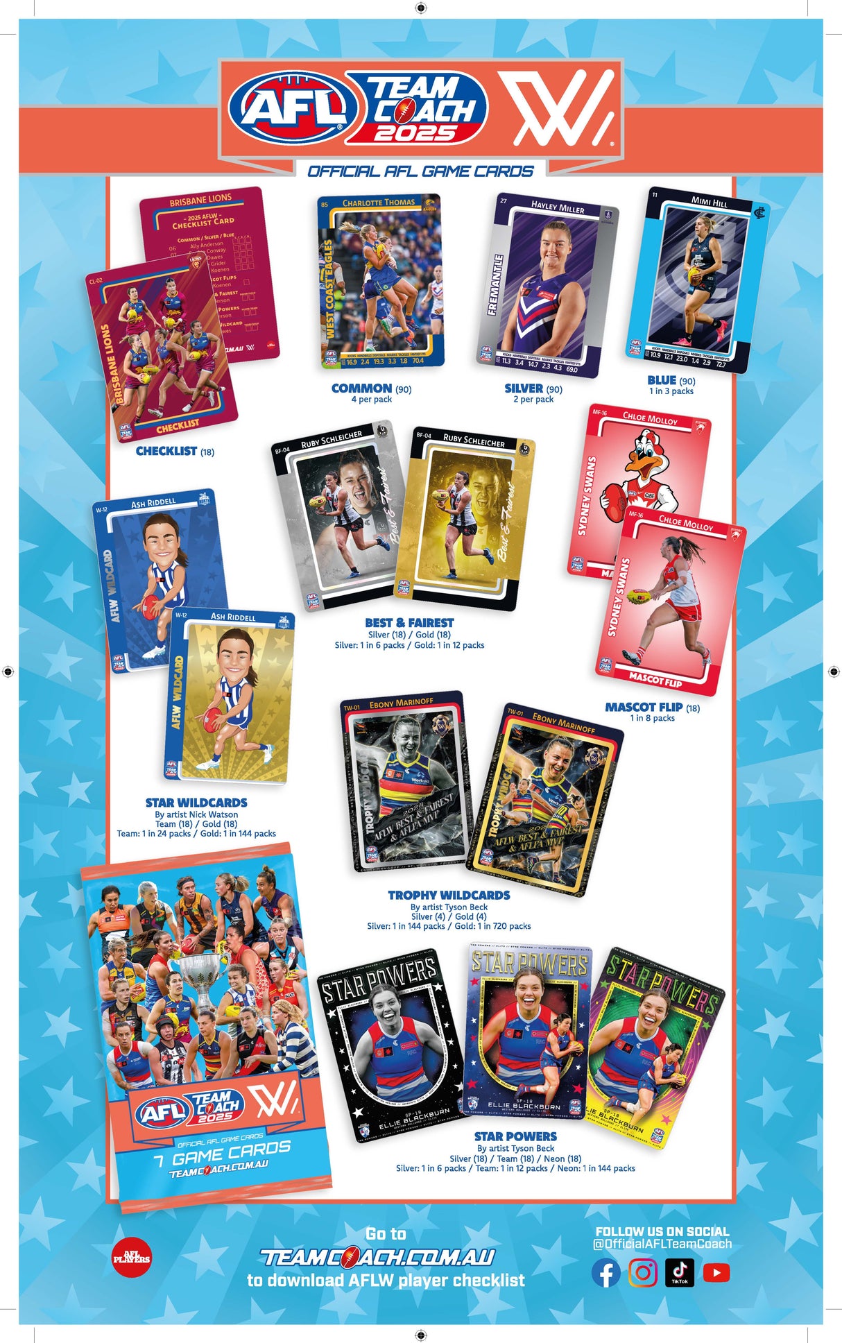 2025 Teamcoach AFLW Pack