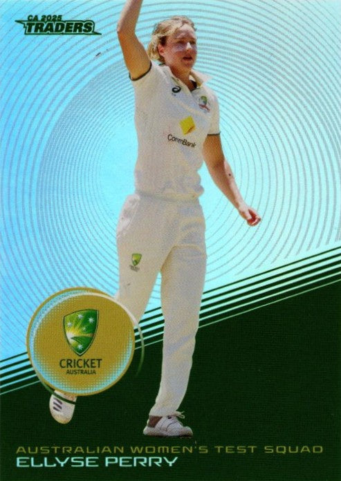 Ellyse Perry, #S035, Silver Parallel, 2025-26 TGI TLA CA Cricket Traders