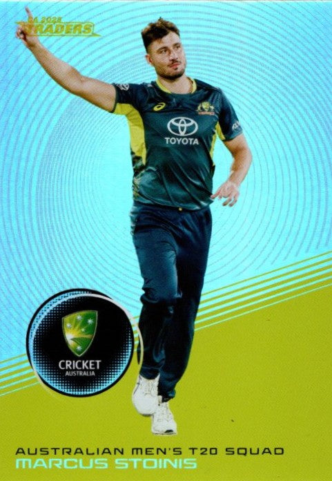 Marcus Stoinus, #S026, Silver Parallel, 2025-26 TGI TLA CA Cricket Traders